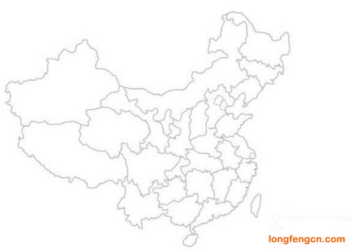中国地图简笔画的画法
